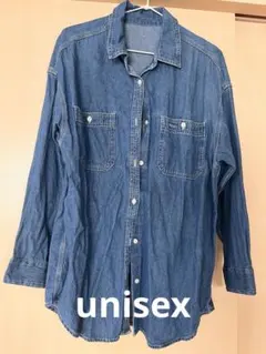 GU デニムシャツ　オーバーサイズ　Mサイズ