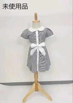 コムサイズム　シャツワンピース　女の子　90c　 ストライプ