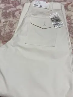 ユニクロ　ジャージーバレルレッグパンツ