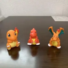 ポケモン　指人形　ヒトカゲ・リザード・リザードン　1997〜1999年製