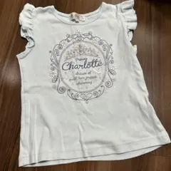 プリンセス・シャーロット Tシャツ 水色 フリル袖のサムネイル