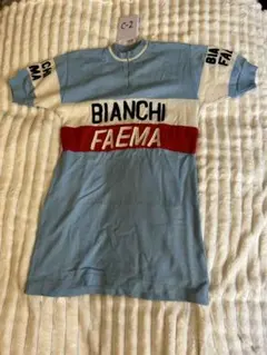 C-1 ）ニットサイクルジャージ BIANCHI CAMPAGNOLO M？ - メルカリ