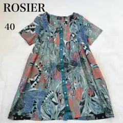 ROSIER ロジエ inbreed インブリード ワンピース チュニック 総柄
