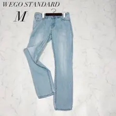 ウィゴー/デニムパンツ/ウォッシュ加工/M/コットン/ストレッチストレートのサムネイル