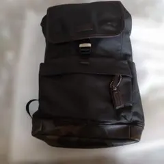 COACH ブラウン リュック 下部迷彩柄