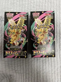 ポケモンカード MEGA ドリームEX 2BOX シュリンクなし　ペリペリあり