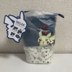 【未使用】DELDE デルデ ポケモン スライド ペンポーチ ピカチュウ