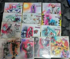 仮面ライダー　色紙　まとめ売り ディケイド　ジオウ　キバ　カブト　ゴースト