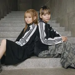adidas アディブレイク ベロア ジャージ ジャケット M ブラック