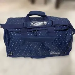 Coleman 3wayボストンキャリー（ネイビー・ドット） - メルカリ