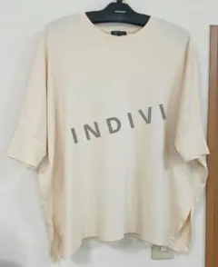 INDIVI インディビ　デザインTシャツ　未使用‼️