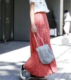 JOURNAL STANDARD レーヨンドビーリーフプリントスカート