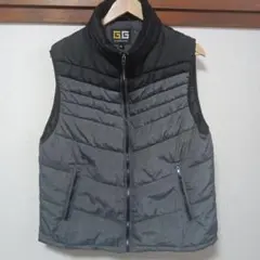 G.G. キルティング ベスト 3L グレー/ブラック