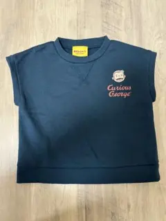 おさるのジョージ 90 ベスト 男女 セーター 半袖トップス