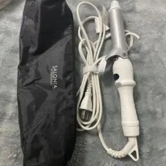 SALONIA カールヘアアイロン シルバー