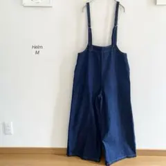 Helm デニムワイドパンツサロペット c253