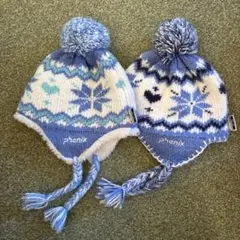 雪の結晶の帽子