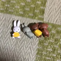 ミッフィー すやすやフレンド Fig. 1.2 ならぶんですガチャ 4点セット