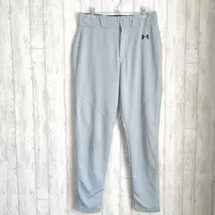 アンダーアーマー 野球 ジャージ パンツ グレー L トレーニング スポーツ