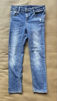 ZARA ダメージ加工 スキニーパンツ
