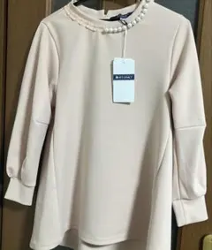 ♡エムズグレイシー♡2023年♡ロゴ入りボウタイ付きカットソー♡リボン♡長袖 ♡エムズグレイシー♡2023年♡ロゴ入りボウタイ付きカットソー♡リボン