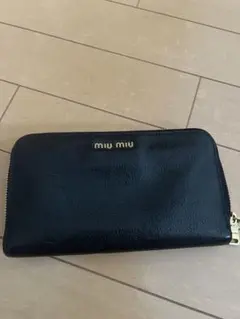 【限定品】MIUMIU ミュウミュウ 長財布 5MH109 本革 リボン miu miu（ミュウミュウ） 【訳アリ アウトレット】ミュウミュウ