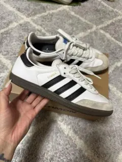 adidas Samba ホワイト/ブラック スニーカー
