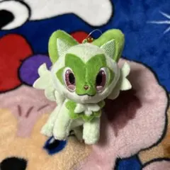 ポケモンセンター ニャオハ ぬいぐるみ マスコット ボールチェーン ストラップ