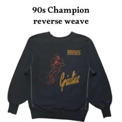 USA製 90s Champion リバースウィーブビッグロゴ刺繍