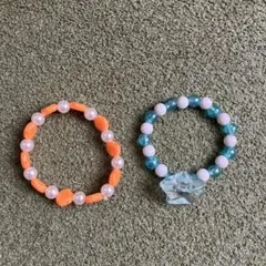 カラフルビーズブレスレットセット