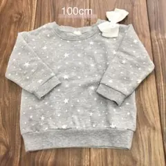 ✨肩にリボン✨スター柄のトレーナー✨