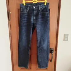 ユニクロ レギュラーフィットジーンズ/セルビッジ W32 赤耳 デニムパンツ