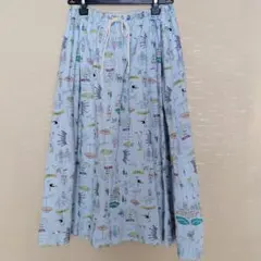 dot and stripes スカート ビーチ柄のサムネイル