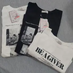 リノルーセ ロゴプリント 半袖Tシャツ 3枚セットのサムネイル