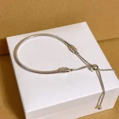 ぎ*ん様 PANDORA スライダーブレスレット シルバー ぎ*ん様 PANDORA スライダーブレスレット シルバー - メルカリ