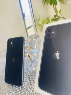 超美品✨ 箱有✨iPhone 11 128GB SIMフリーブラック✨ケース付き