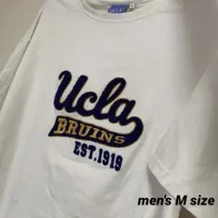 UCLA Ｔシャツ アメカジ　カレッジＴ　サガラ刺繍　メンズ　M ビッグＴ　白のサムネイル