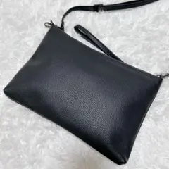 極美品 Evoon 3way かわるクラッチバッグ ショルダーバッグ ブラック 
