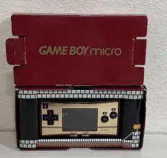 GAME BOY micro ファミコンバージョン 本体、箱、ポーチ、USB充電