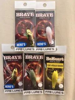 FPBルアーズ ブレイブ　ビーハート2.8g 9個セット　放流神山　オリカラ 全15色】FPBルアーズ ブレイブ 2.8g : バックラッシュYahoo!店 - 通販