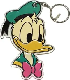 80s 昭和レトロ　ドナルドダック　アクリルキーホルダー　ヴィンテージ