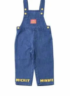 【最終値下げ】リトシー　ディズニー　デニム　オーバーオール　つなぎ　90㎝