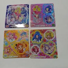 プリキュア　ふりかけシール4枚セット