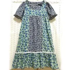 BEAUTY＆YOUTH　花柄切替ワンピース　UNIITED ARROWSのサムネイル
