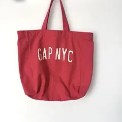 GAP 帆布トートバッグ 赤のサムネイル