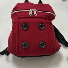 美品　BASARA TYO リュック バックパック 赤 黒　フェルト調クリスマス