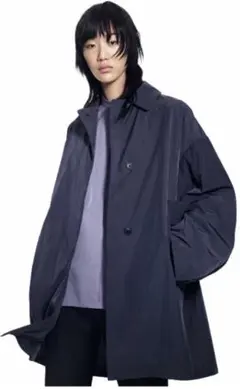 UNIQLO ＋J オーバーサイズライトコート　ブラック　サイズM