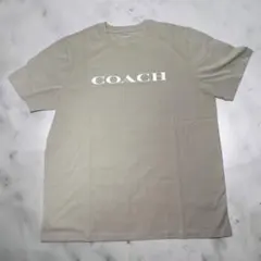 新品未使用 COACH エッセンシャル ロゴ Tシャツ ベージュ XLサイズのサムネイル