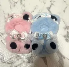 ぬい服 10cm 用 2点セット 水色 ピンク