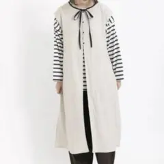 サマンサモスモス ワンピース　ベージュ　夏 前後着